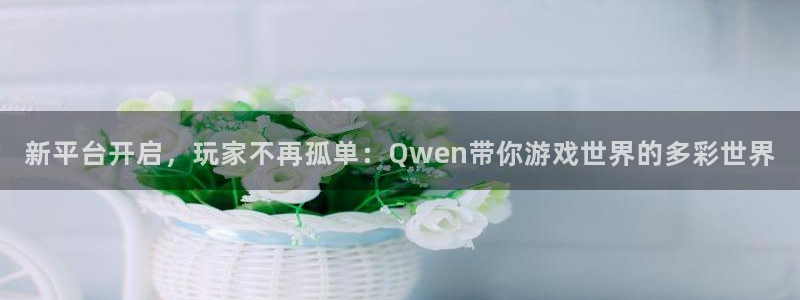 赢咖娱乐登陆地址：新平台开启，玩家不再孤单：Qwen带你游戏