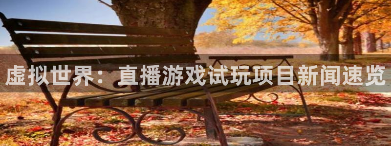 赢咖娱乐在线登录：虚拟世界：直播游戏试玩项目新闻速览